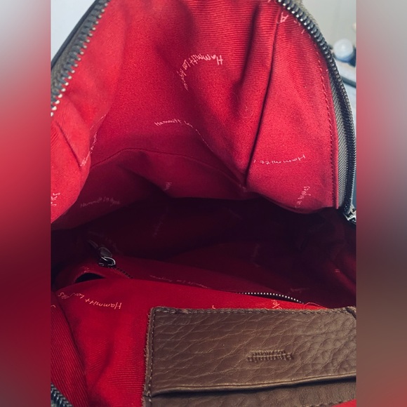 New Hammitt Backpack - Hunter Medium Olivine snake-embossed leather - Picture 10 of 12